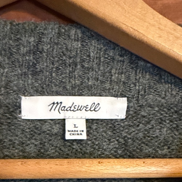 Madewell Embroidered Enfield Half-Zip Sweater - Picture 2 of 5